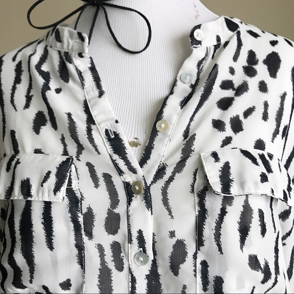 Forever21 Leopard Print Blouse - Picture 6 of 7